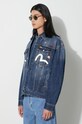Abbigliamento Evisu giacca di jeans Inari Mask Printed 2EAHTM3DJ1001LFCT blu