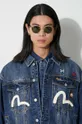 Evisu kurtka jeansowa Inari Mask Printed Męski