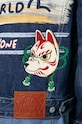 Džínová bunda Evisu Inari Mask Printed 2EAHTM3DJ1001LFCT