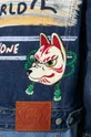 Evisu kurtka jeansowa Inari Mask Printed