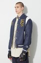 Bunda Puma PUMA X STAPLE Varsity Jacket tmavomodrá 622203