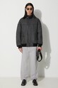 Baracuta jachetă bomber din lână Herringbone Derby Jacket BRCPS1001 gri AW23
