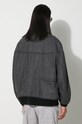 Îmbrăcăminte Baracuta jachetă bomber din lână Herringbone Derby Jacket BRCPS1001 gri