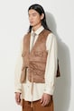 Prsluk Engineered Garments Fowl Vest smeđa 23F1C002.CT253