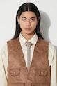 Prsluk Engineered Garments Fowl Vest 23F1C002.CT253 smeđa