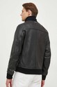 Îmbrăcăminte Michael Kors geaca bomber de piele CH3800ZAKH negru