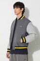 Lacoste wool bomber jacket gray BH0562