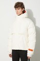 Pernata jakna Heron Preston Hoodie Nylon Puffer bež HMED014F23FAB0010400