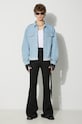 Heron Preston kurtka jeansowa Washed Insideout Reg Jkt HMYE013F23DEN0014500 niebieski AW23