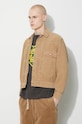 Jakna od samta Human Made Dachs Corduroy Work bež HM26JK005