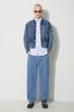 Rifľová bunda Human Made Denim Work HM26JK008 tmavomodrá AW23