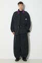 Needles denim jacket Lumberjack Coat NS157 black SS24