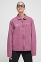 Oblečení Džínová bunda Guess Originals M3BG84WBDZ0 fialová