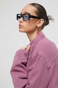 Guess Originals kurtka jeansowa fioletowy M3BG84WBDZ0