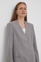 Calvin Klein marynarka wełniana szary K20K205675