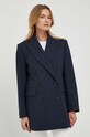Tommy Hilfiger sacou din lana WW0WW39095 bleumarin AW23