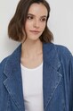 Dkny marynarka jeansowa E3DCYS07 niebieski