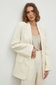 Пиджак с примесью льна By Malene Birger Porter бежевый Q71784004