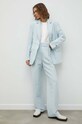 Льняний жакет Day Birger et Mikkelsen DAY65242586 блакитний AW23