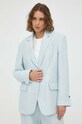 Day Birger et Mikkelsen marynarka lniana DAY65242586 niebieski