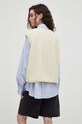 Odzież American Vintage bezrękawnik VESTE AMPLE HOK16BH23 beżowy