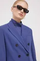 violetto Sisley blazer con aggiunta di lana