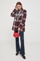 Σακάκι Tommy Hilfiger WW0WW40257 μπορντό AW23