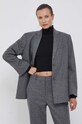 Calvin Klein marynarka wełniana K20K205961 szary AW23