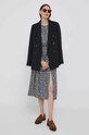 Dkny marynarka UG3JX043 czarny AW23