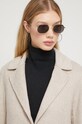Μπλέιζερ με μίγμα μαλλιού Abercrombie & Fitch KI144.3222.178 μπεζ