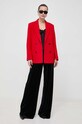 MAX&Co. marynarka wełniana 70441523 czerwony AW23