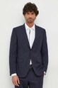Odzież BOSS garnitur wełniany 50502427 niebieski