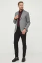 Calvin Klein giacca in lana grigio