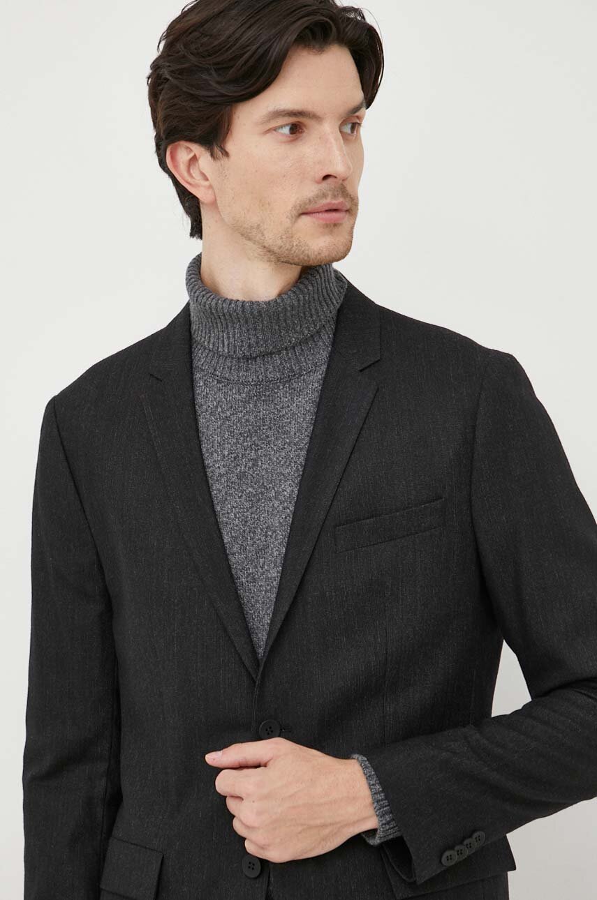 Odzież Calvin Klein marynarka wełniana K10K111707 czarny
