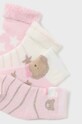 Mayoral Newborn baba zokni 4 db 9653.1C.Newborn.9BYX rózsaszín AW23