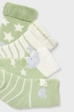 Ponožky pre bábätká Mayoral Newborn 4-pak 9653.1C.Newborn.9BYX zelená AW23