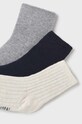 Mayoral sosete copii 3-pack 10522.3D.Skarpety gri AW23