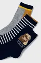 Дитячі шкарпетки Mayoral 3-pack темно-синій