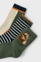 Detské ponožky Mayoral 3-pak zelená
