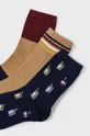 Detské ponožky Mayoral 3-pak hnedá