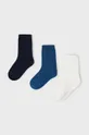 блакитний Дитячі шкарпетки Mayoral 3-pack Для хлопчиків