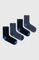 σκούρο μπλε Παιδικές κάλτσες Skechers MESH VENTILATION ORGANIC STRIPE 4-pack Για αγόρια