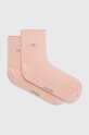 Κάλτσες Calvin Klein 2-pack ψηλές κάλτσες ροζ 701224121