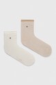 Ponožky Tommy Hilfiger 2-pack dlouhé ponožky béžová 701224911