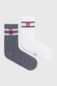 Κάλτσες Tommy Hilfiger 2-pack ψηλές κάλτσες λευκό 701225399