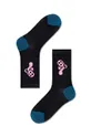 μαύρο Κάλτσες Happy Socks Caroline Crew Sock Γυναικεία