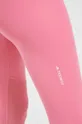 różowy adidas Performance legginsy treningowe Techfit 3-Stripes