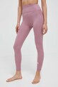 adidas Performance jambiere de yoga Essentials tricotaj roz IJ9347