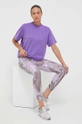 fioletowy adidas by Stella McCartney legginsy treningowe TruePurpose Optime