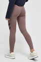 Odzież Hummel legginsy hmlLEGACY WOMAN HIGH WAIST TIGHTS 212562 brązowy